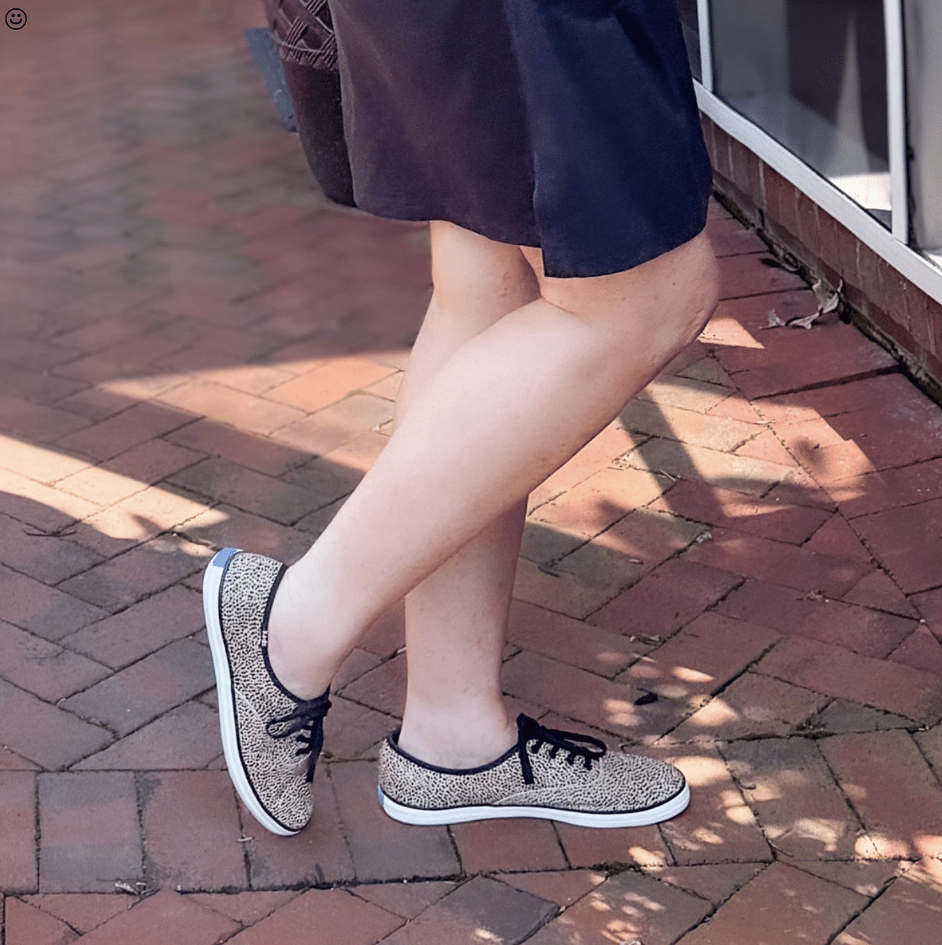 Tania Stephens wearing  Keds Champion Calf Hair Lace Up